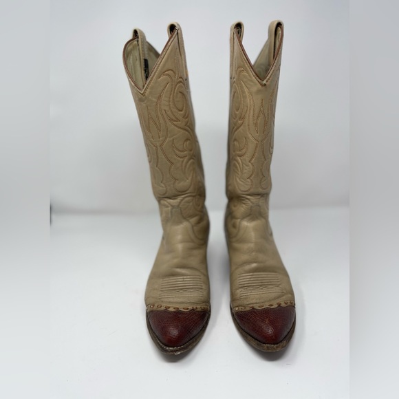 Vintage Dan Post Western Cowboy Boots - Picture 7 of 8